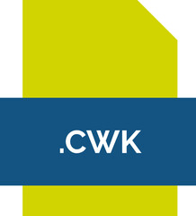 CWK   File extension icon fill crisp corners with symbol