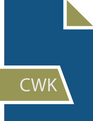 CWK   File format icon shape