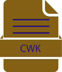 CWK   File icon black color and lines