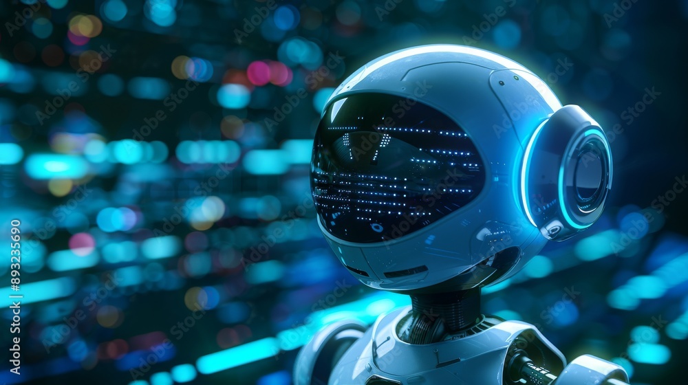 Poster using ai, chatbots can answer customer questions instantly. this makes it easy for customers to get 