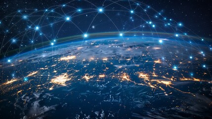 Worldwide interconnected network infrastructure.