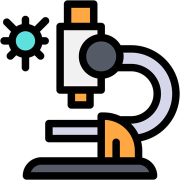 microscope, observation, holoscope, scientific, science Icon