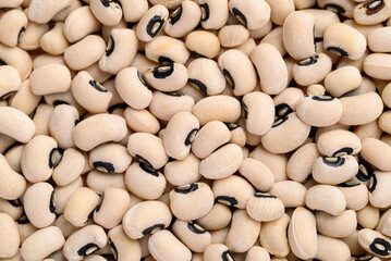 Black eye peas or cowpeas texture background, Food ingredients