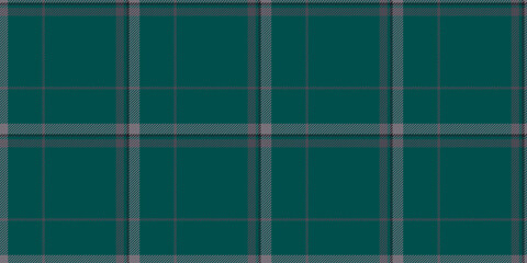 Close up pattern tartan seamless, nobility textile check background. Surface texture fabric vector plaid in teal and pastel colors.