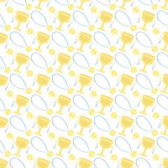 Seamless sport pattern. Background with sports icons