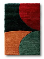 abstract geometric rug pattern