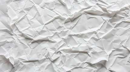 Obraz premium Texture of a crumpled paper, emphasizing the irregular surface and finish