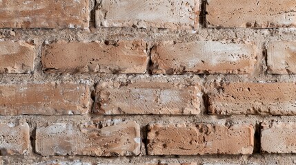 Fototapeta premium Texture of a weathered brick, highlighting the rough surface and aged finish