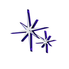 y2k purple star glass