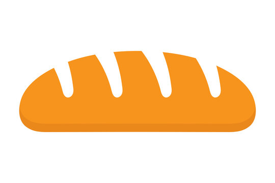 recommend clip art: Bread icon, bread loaf flat icon.