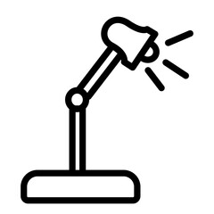 Desk Lamp Icon Style