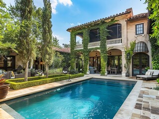 Paradise Found: Indulge in Resort-Style Living with a Serene Backyard Oasis and Sparkling Pool