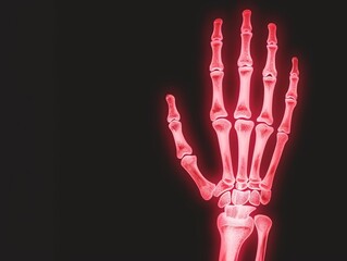 Fototapeta premium Broken Hand, arthritis medical illustration