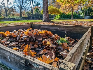 The Aftermath: Dead Leaves and the End of Harvest in Raised Garden Beds