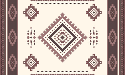 Southwest geometric seamless patterns Aztec Navajo Native American tribal ethnic colorful for textile printing