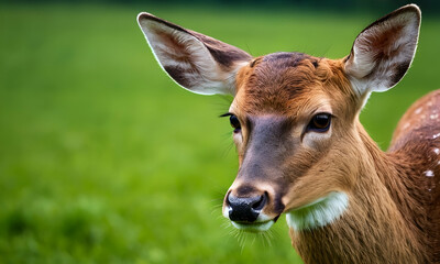 Fototapeta premium deer in the grass