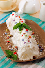 Snowed Swiss roll.