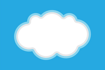 speech bubble frame cloud shape, balloon talk, dialogue chat sticker, speech bubble frame for background