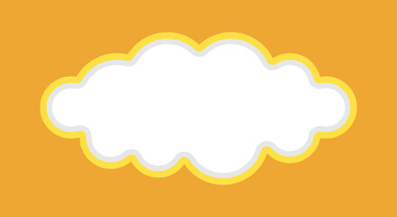 speech bubble frame cloud shape, balloon talk, dialogue chat sticker, speech bubble frame for background