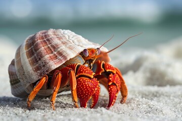 Hermit Crab on Beach