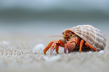 Hermit Crab on Beach