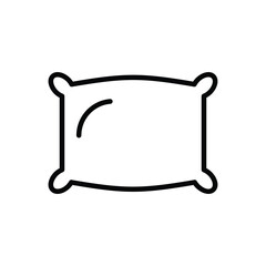 Pillow vector icon