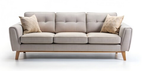 sofa isolated on white background AI-Generated Content