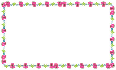 Frame template for christmas season celebration, christmas wreath concept