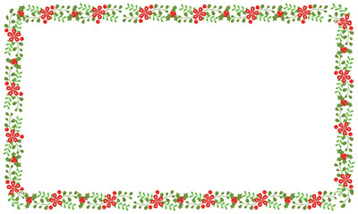 Frame template for christmas season celebration, christmas wreath concept
