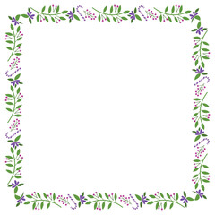 Obraz premium Frame template for christmas season celebration, christmas wreath concept
