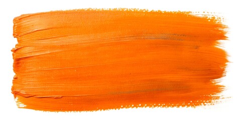 Orange bright blue strokes of paint canvas AI-Generated Content