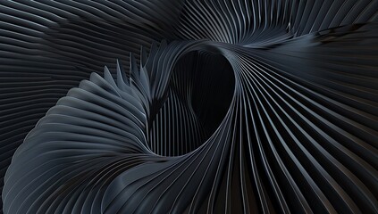 Modern Metallic Spiral Structure