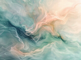 Obraz premium Mesmerizing Abstract Art with Swirling Organic Forms A Visual Feast