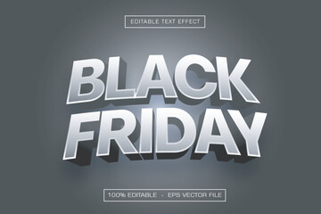 Black Friday Editable Text Effect