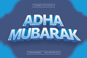 Eid Al Adha Mubarak Text Effect
