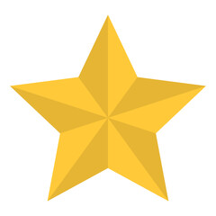 Fototapeta premium Hand drawn star Isolated on white background