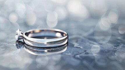 Light silver ring.