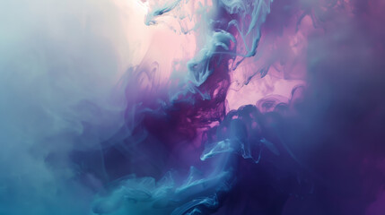 A colorful, swirling smokey background with a pinkish purple hue. The smoke is coming from a fire, and the colors are vibrant and intense. Scene is chaotic and energetic.