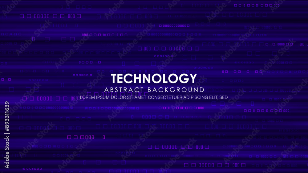 Poster abstract line technology background. hi-tech commucation concept.