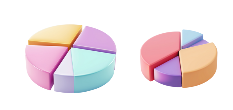 3d business face shy icon on transparent background