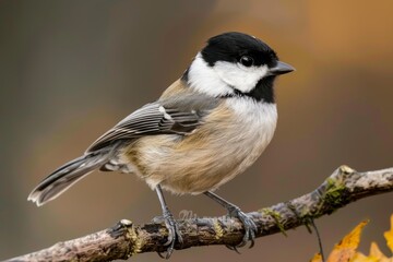 Fototapeta premium Black-capped chickadee