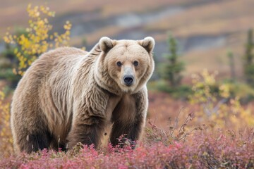 Fototapeta premium Brown Bear taken in Denali National Park