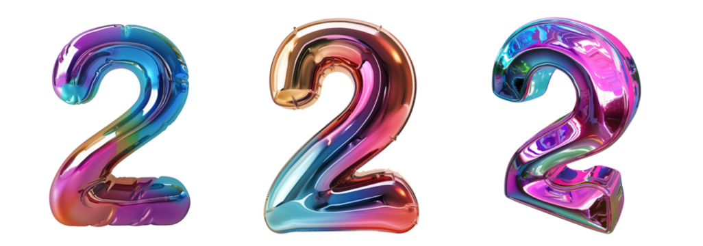 3d letters - Colorful 3d letter on transparent background