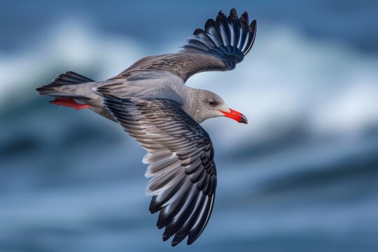 Heermann's Gull in flight