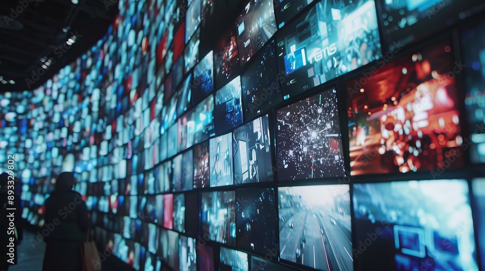 Aufkleber a concept for digital content, a social networking service, a video streaming service, an nft. an un