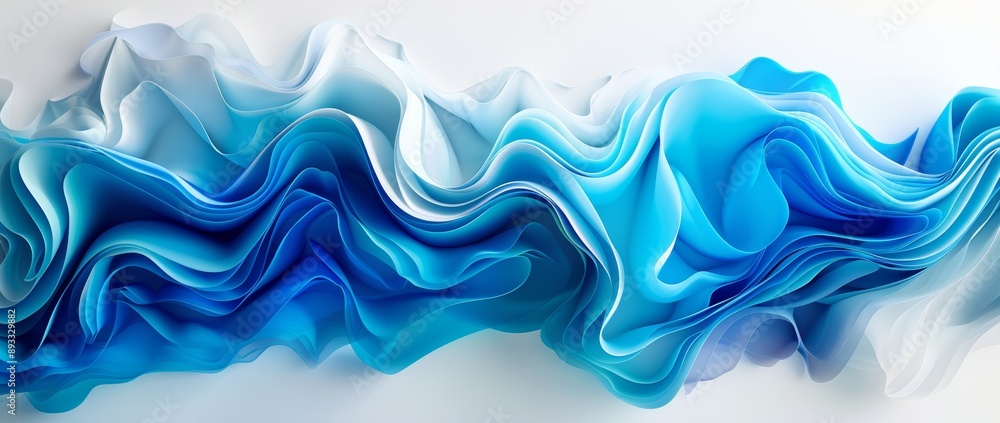 Poster the blue color of the abstract watercolor is high-resolution