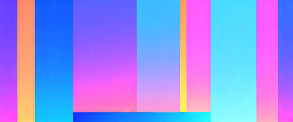 illustrazione con elementi geometrici astratti a tema surreale