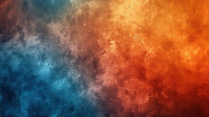 Obraz premium Color Gradient Background with Orange-Blue Noise Texture