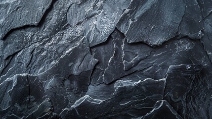 Dark grey black slate texture background. Black stone texture. Black granite slabs background