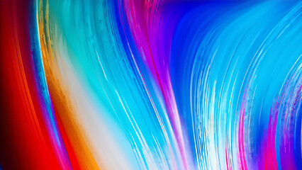 Naklejka premium abstract colorful wavy layered paper background, colorful abstract psychedelic liquid and fluid background pattern, Abstract colorful background, Rainbow blurred texture, bright Abstract watercolor